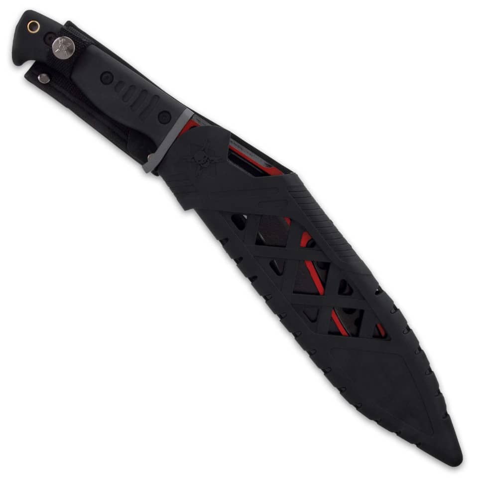 M48 RED TACTICAL KUKRI CON VAINA UC3160RD - Espadas y Más