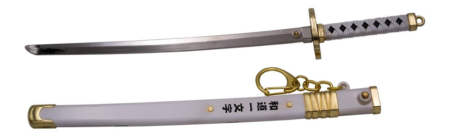 Imagen de Llavero katana Wado Ichimonji de Zoro de One Piece A11763 parte de nuestra colección en Espadas y más, sitio oficial.