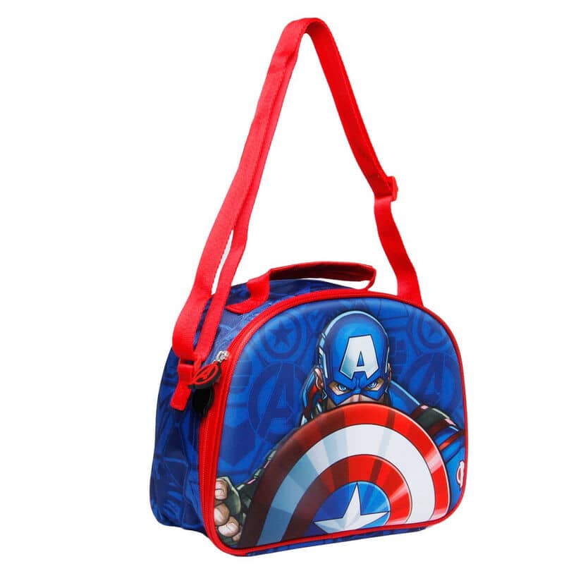 Bolsa portameriendas 3D Patriot Capitan America Marvel - Espadas y Más