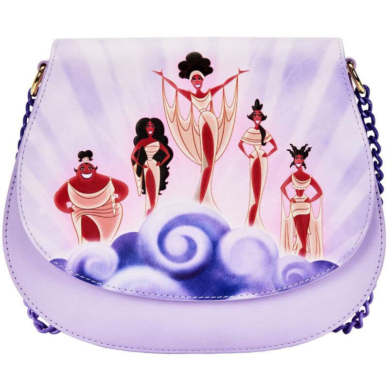 Bolso bandolera Nubes de Musas Hercules Disney Loungefly - Espadas y Más