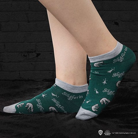 Set de 3 pares de calcetines bajos Casas Hogwarts- Harry Potter CR1631 - Espadas y Más