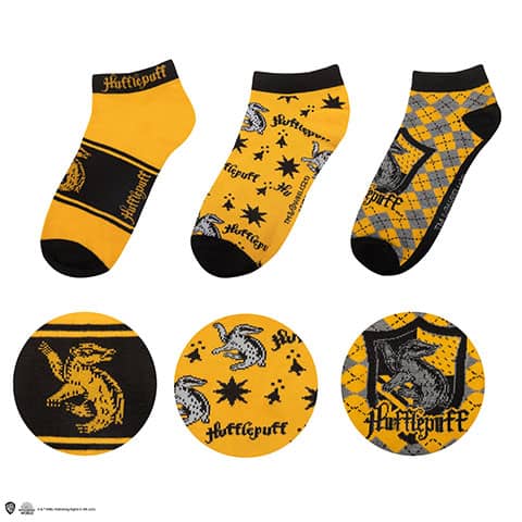 Set de 3 pares de calcetines bajos Casas Hogwarts- Harry Potter CR1631