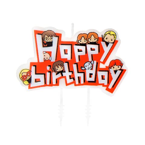 Set de 10 velas de cumpleaños Kawaii - Harry Potter CR4206 - Espadas y Más