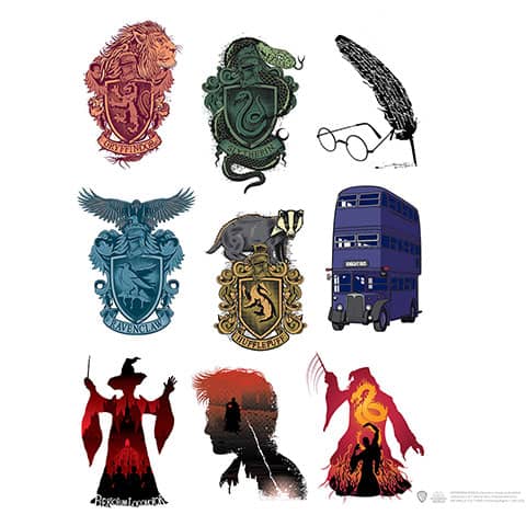 Imagen de Pack de 55 pegatinas - Harry Potter CR5200 parte de nuestra colección en Espadas y más, sitio oficial.
