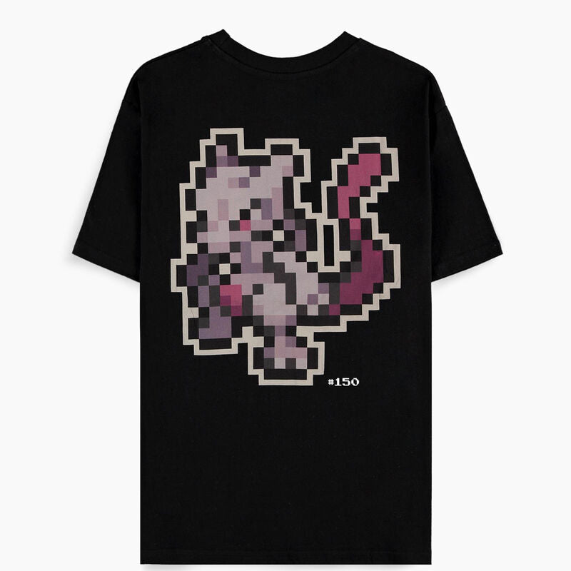 Camiseta Pixel Mewtwo Pokemon - Espadas y Más