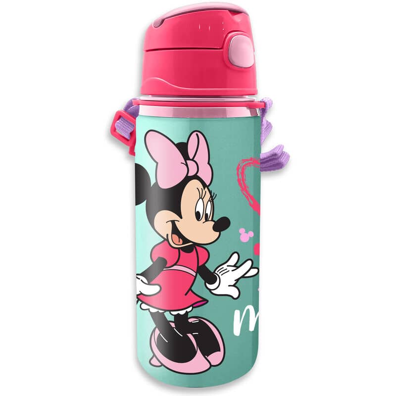 Cantimplora Aluminio Minnie Disney 600ml - Espadas y Más