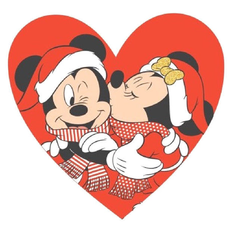 Cojin 3D Mickey & Minnie Heart Disney - Espadas y Más