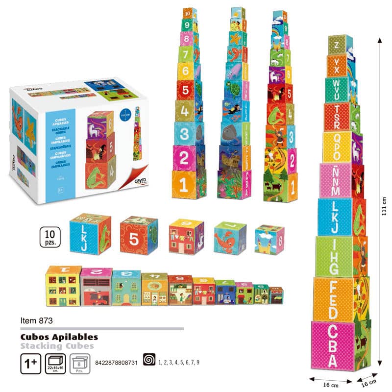 Stacking Cubes 10 pcs