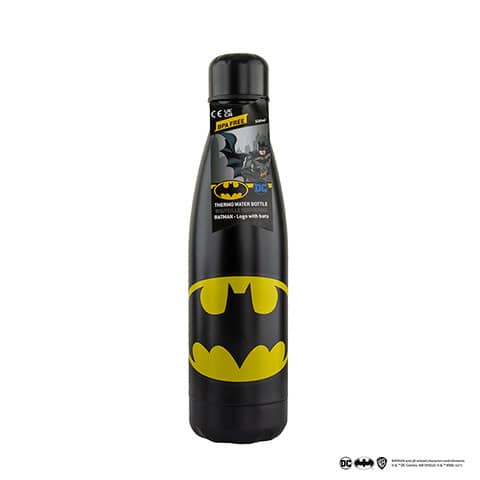 Botella isotérmica 500ml - Logo amarillo Batman - DC Comics DO4061 - Espadas y Más