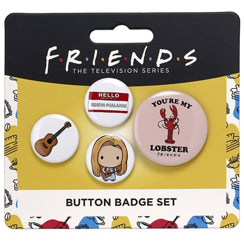 Set de 4 insignias Phoebe - Friends EFTB0009 - Espadas y Más