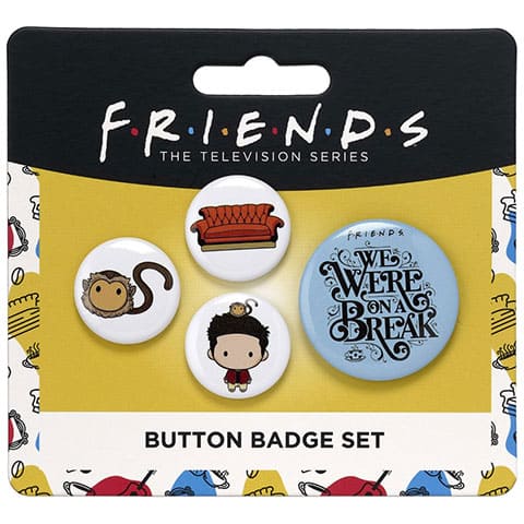 Imagen de Set de 4 insignias Ross - Friends EFTB0010 parte de nuestra colección en Espadas y más, sitio oficial.