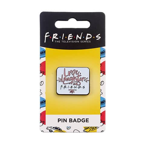 Pin Badge Love, laughter and friends - Friends EFTPB0007 - Espadas y Más