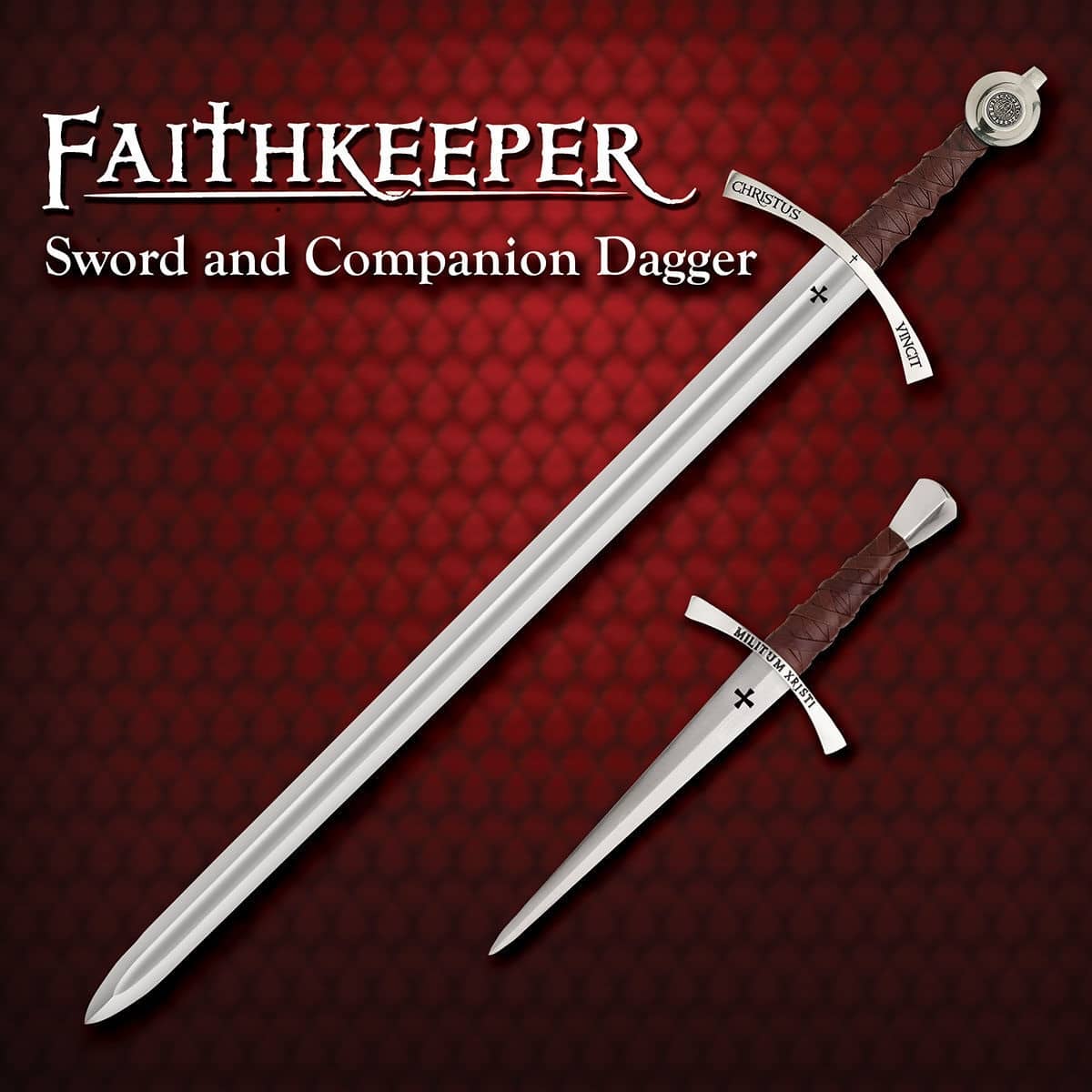 404501 Faithkeeper-Daga de los caballeros templarios - Espadas y Más