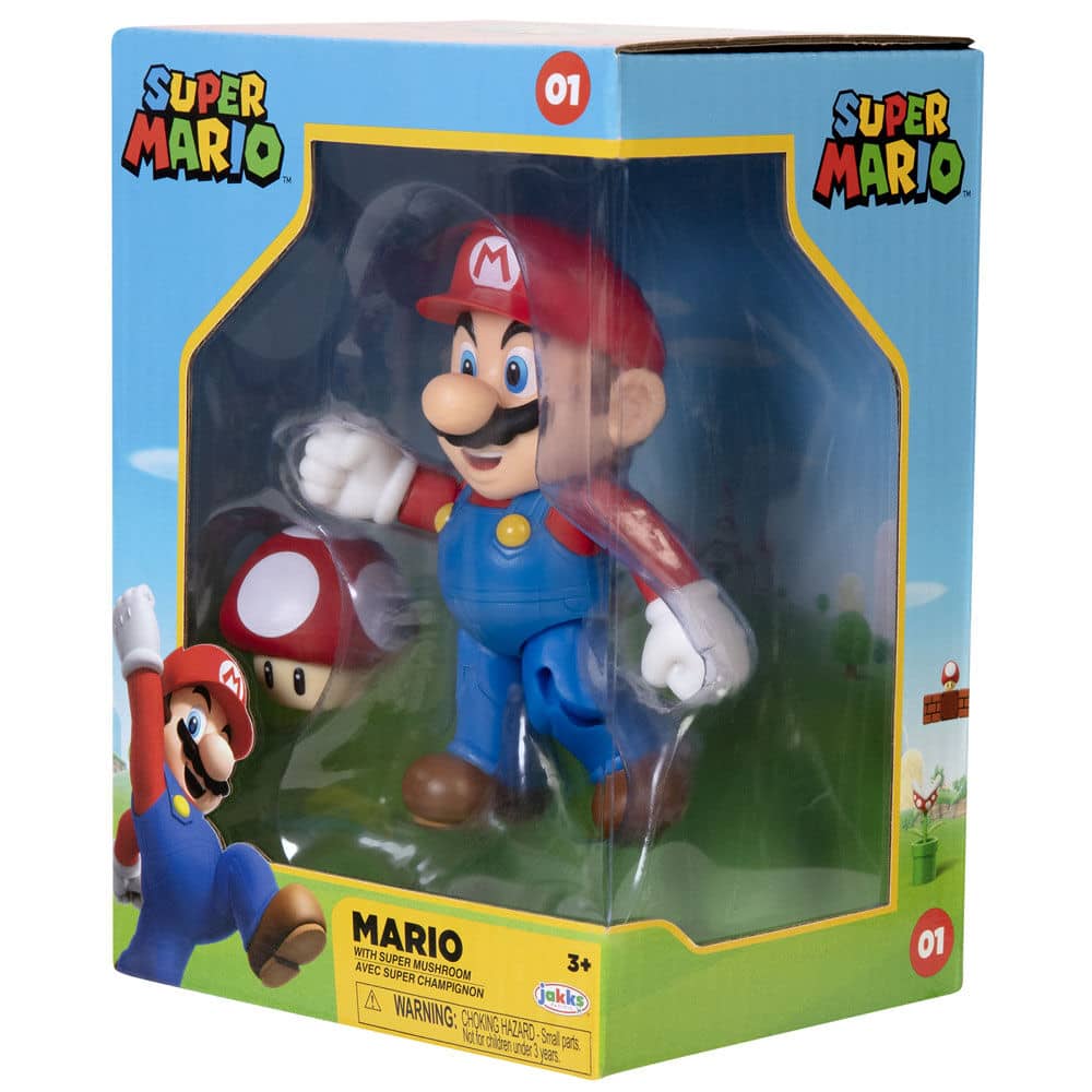 Figura Mario Super Mario Bros 10cm - Espadas y Más