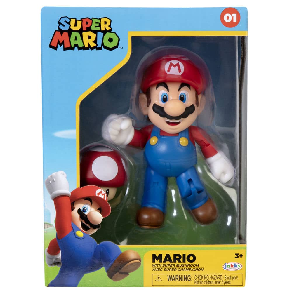 Figura Mario Super Mario Bros 10cm - Espadas y Más