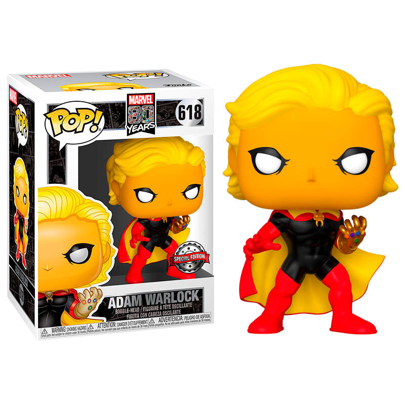 Figura POP Marvel 80th First Appearance Adam Warlock Exclusive - Espadas y Más