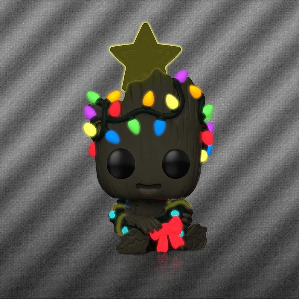 Figura POP Marvel POP Marvel Groot Holiday Christmas Exclusive - Espadas y Más