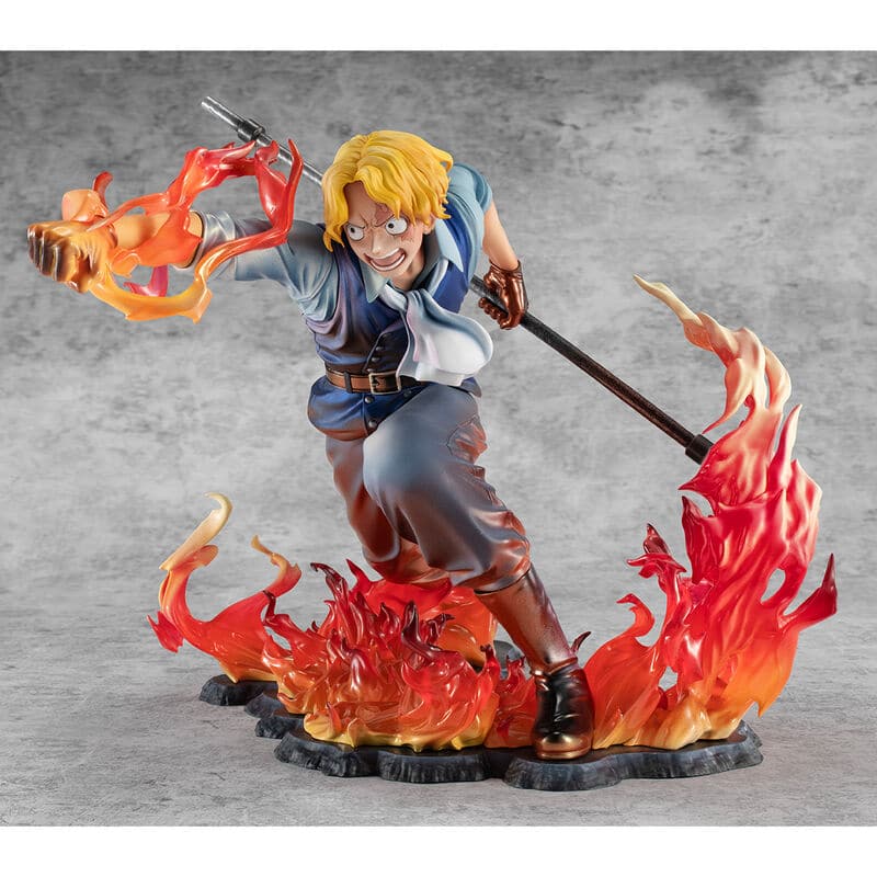 Figura Sabo Fire Fist Inheritance Portrait of Pirates One Piece 14cm - Espadas y Más