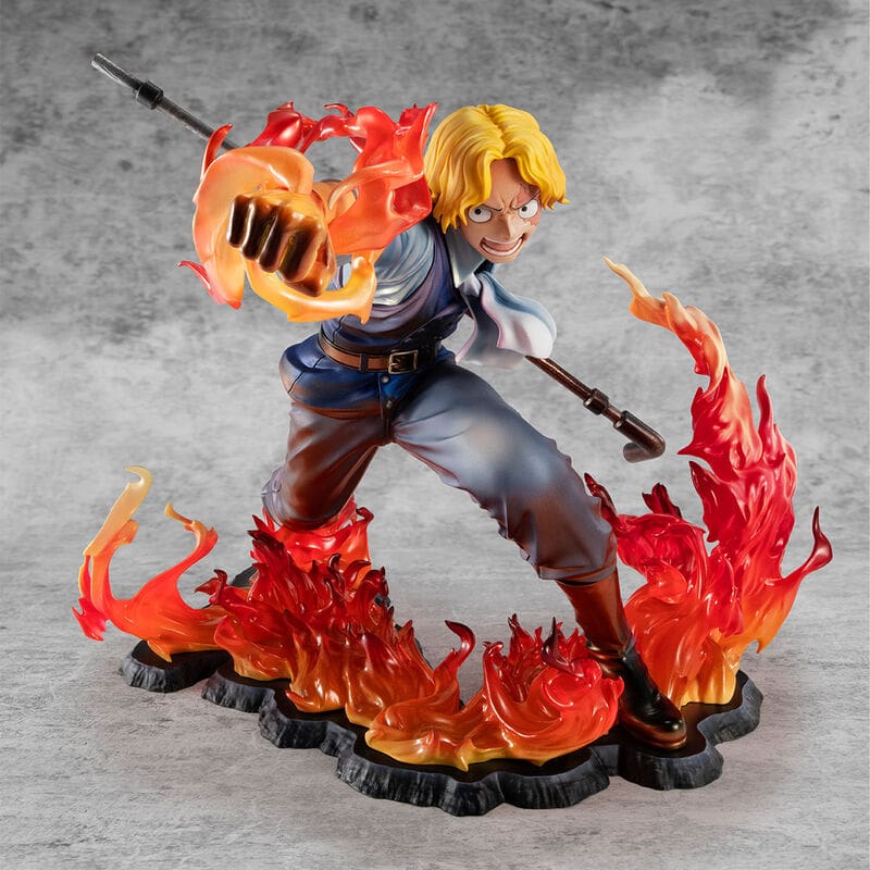 Figura Sabo Fire Fist Inheritance Portrait of Pirates One Piece 14cm - Espadas y Más