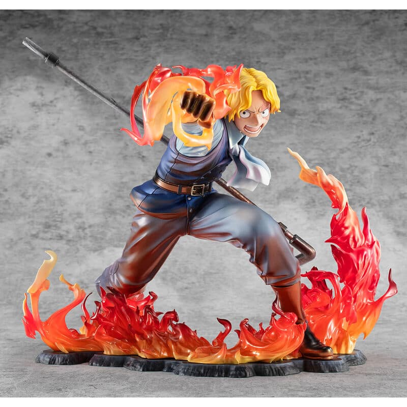 Figura Sabo Fire Fist Inheritance Portrait of Pirates One Piece 14cm - Espadas y Más