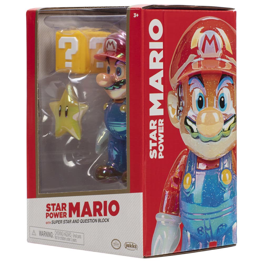 Figura Star Power Mario Gold Super Mario Bros 10cm - Espadas y Más
