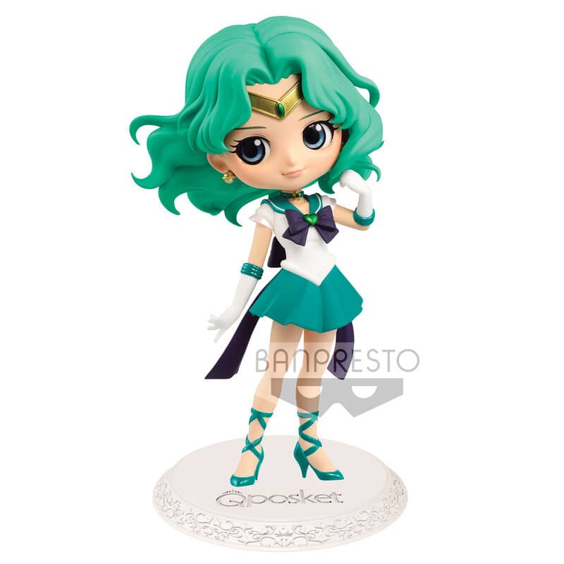 Figura Super Sailor Neptune Eternal Sailor Moon Q Posket A 14cm - Espadas y Más