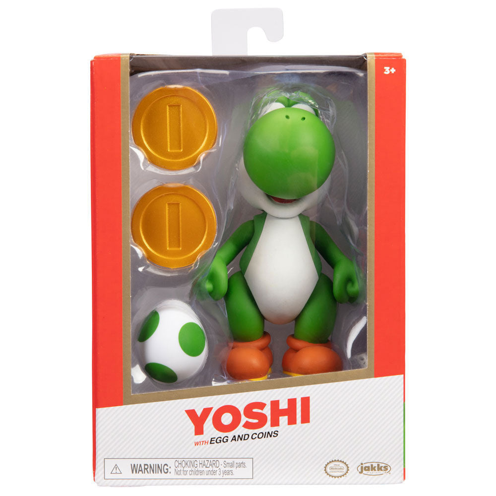 Figura Yoshi Gold Super Mario Bros 10cm - Espadas y Más