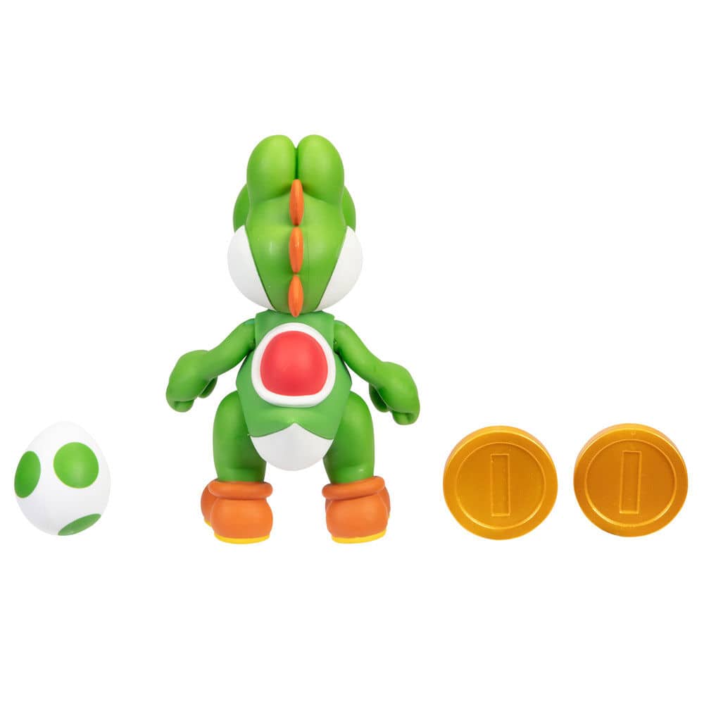 Figura Yoshi Gold Super Mario Bros 10cm - Espadas y Más