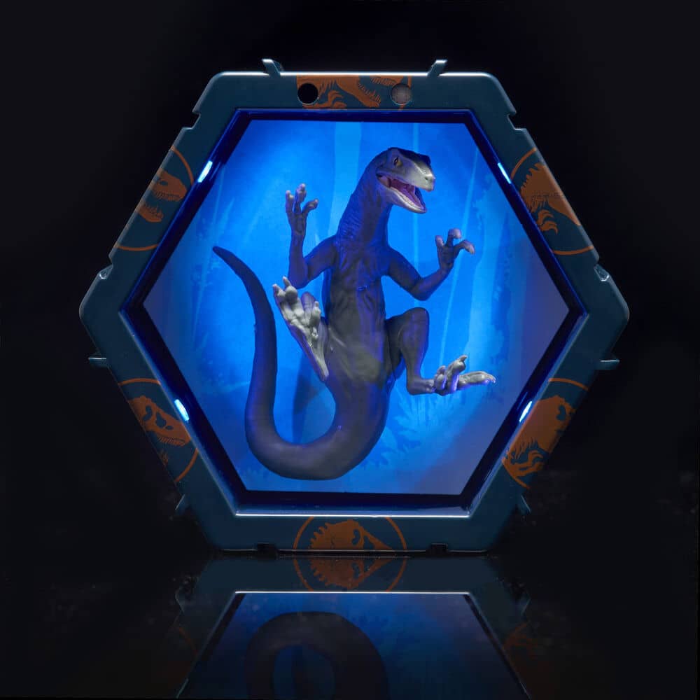 Figura led WOW! POD Blue Jurassic World sonido - Espadas y Más