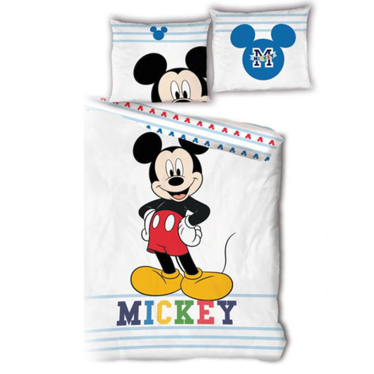 Funda nordica Mickey Disney cama 90cm algodon organico - Espadas y Más
