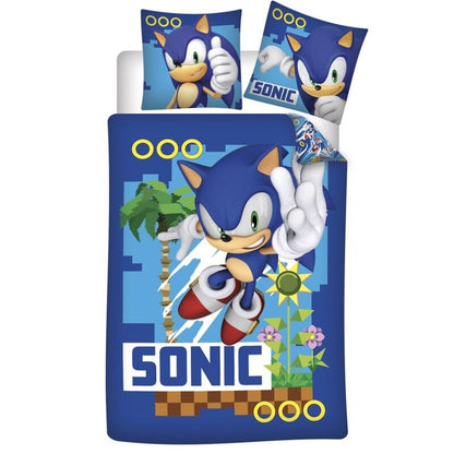 Funda nordica Sonic The Hedgehog cama 90 microfibra - Espadas y Más