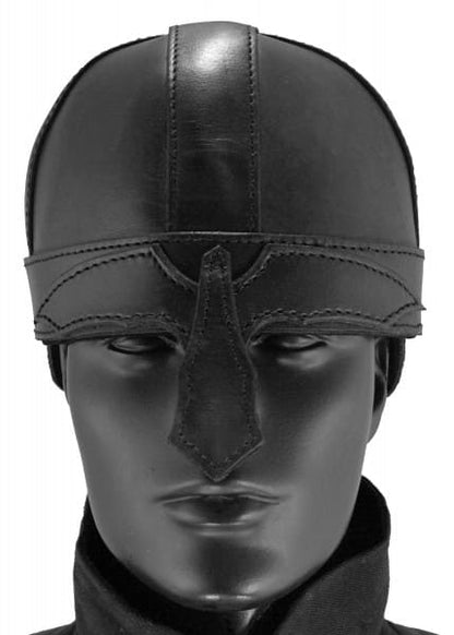 Casco de guerrero de cuero, marrón o negro  IF-100104/3 - Espadas y Más