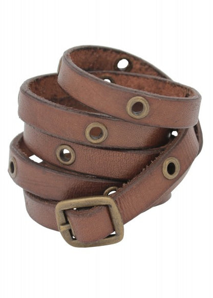 Imagen de Pulsera de envoltura de cuero  IF-1031010200 parte de nuestra colección en Espadas y más, sitio oficial.