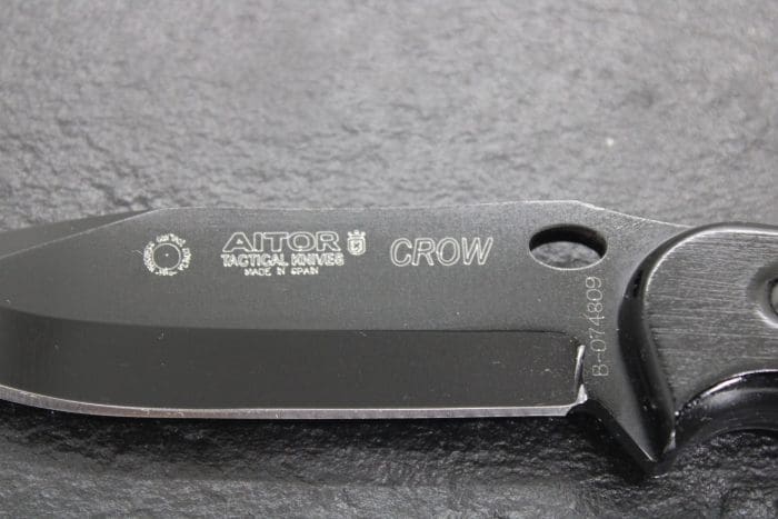 Cuchillo táctico AITOR CROW NEGRO - Espadas y Más