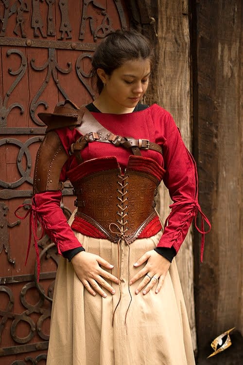 CORSET DE CUERO MARGOT 110804 - Espadas y Más