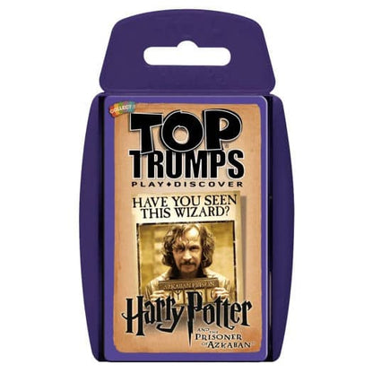 Imagen de Juego cartas Harry Potter y el Prisionero de Azkaban Top Trumps Español parte de nuestra colección en Espadas y más, sitio oficial.
