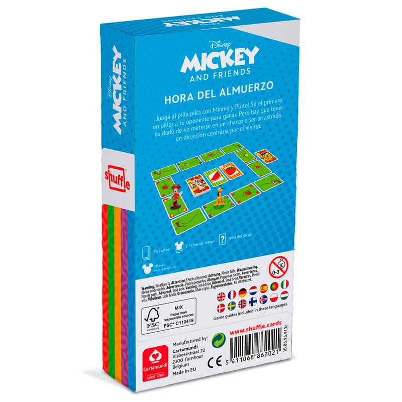 Lunchtime Card Game Mickey and Friends Disney