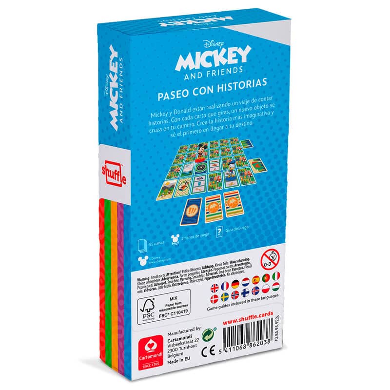 Jogo de cartas Passeio com Histórias Mickey e Amigos Disney