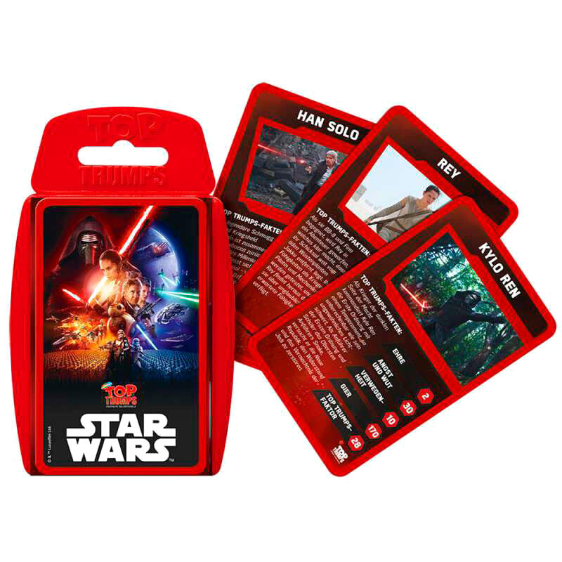 Juego cartas Star Wars Episodio VII Top Trumps - Espadas y Más