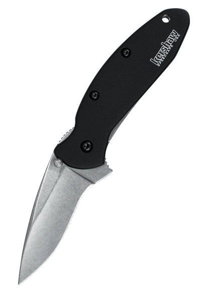Navaja de bolsillo Kershaw Scallion, filo dentado o black KW-1620 - Espadas y Más