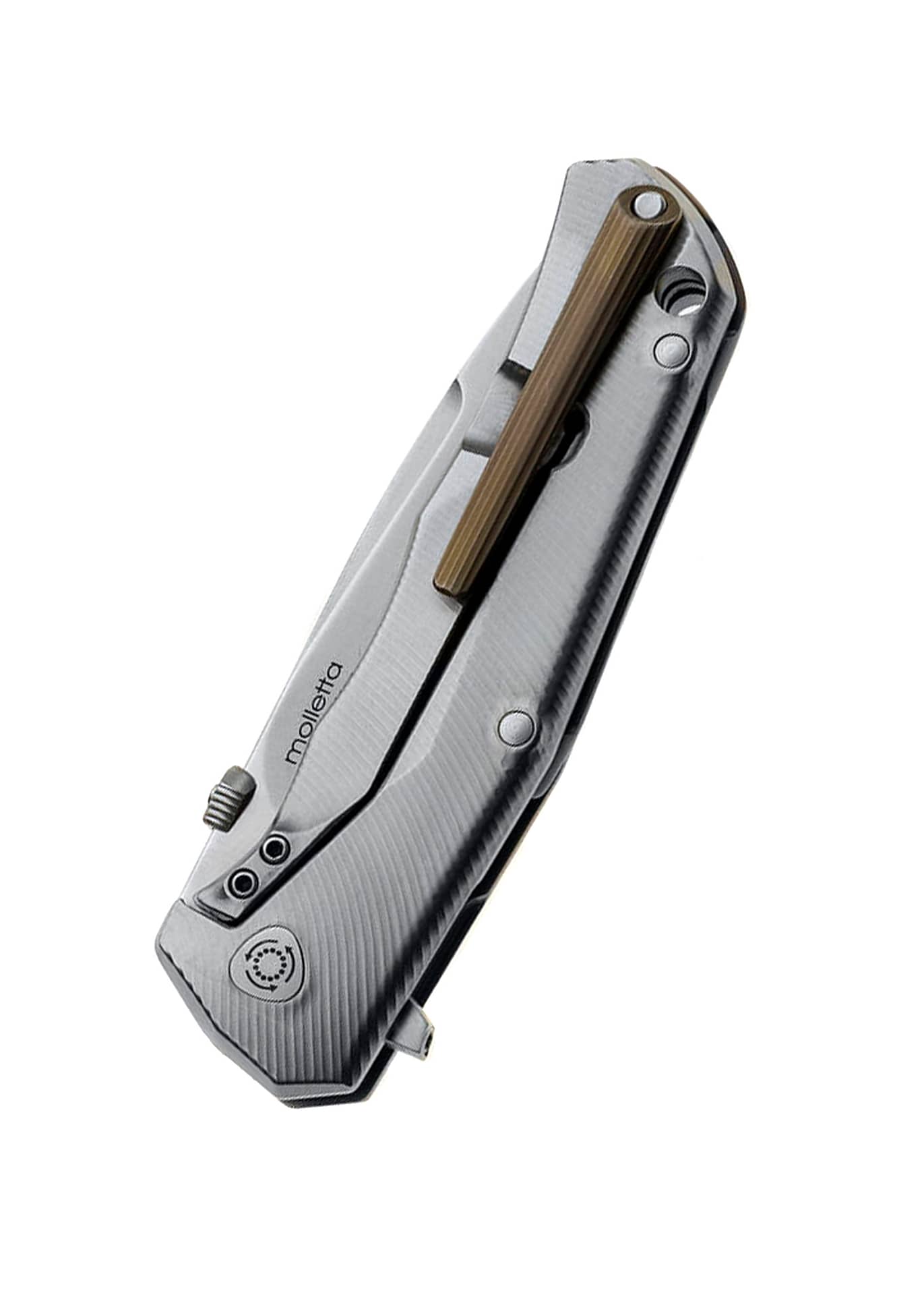 Navaja de bolsillo TRE Azul o Bronze titanium, Lionsteel LS-TREBL - Espadas y Más