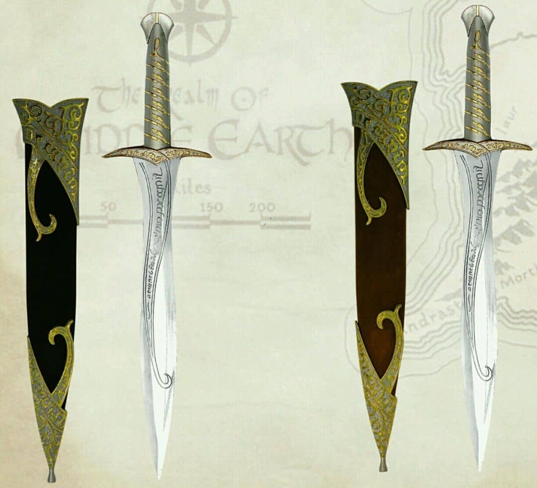 Espada Dardo de Frodo de El Señor de los Anillos y El Hobbit de con Vaina de terciopelo. Vendida por Espadas y más