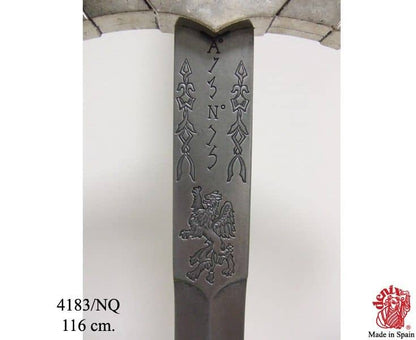 Imagen de Espada medieval  4183NQ Réplica parte de nuestra colección en Espadas y más, sitio oficial.
