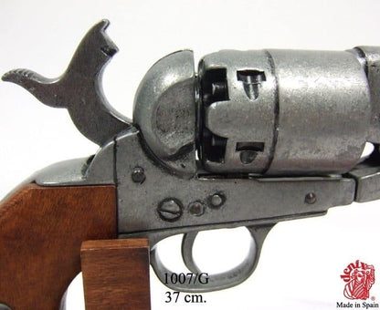 Imagen de Revolver Colt army USA 1960, 1007G, Réplica no funcional parte de nuestra colección en Espadas y más, sitio oficial. Esta imagen describe  arma no funcional