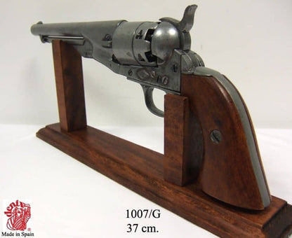 Imagen de Revolver Colt army USA 1960, 1007G, Réplica no funcional parte de nuestra colección en Espadas y más, sitio oficial. Esta imagen describe  arma no funcional