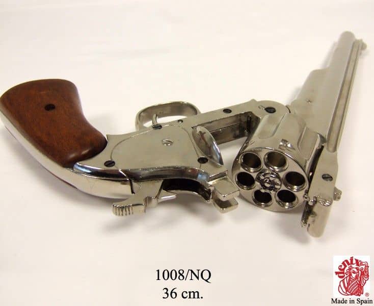 1008NQ Revolver Schofield cal 45 nickel - Espadas y Más