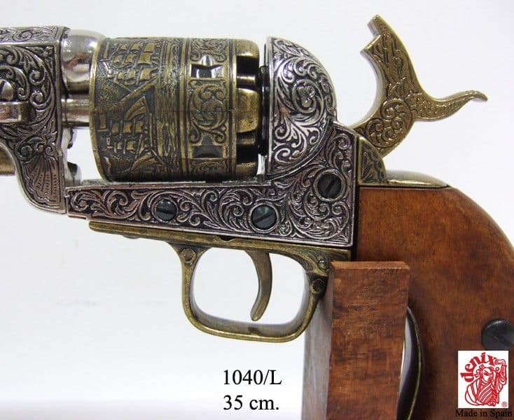 1040L Revolver Colt Navy USA madera - Espadas y Más