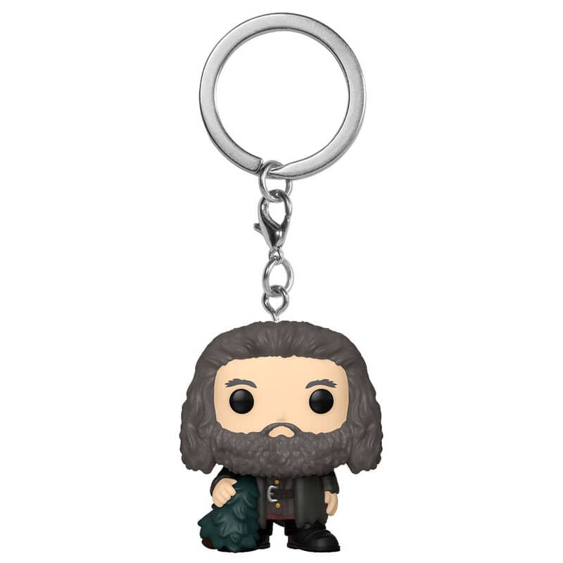 Llavero Pocket POP POP Harry Potter Holiday Rubeus Hagrid Exclusive - Espadas y Más