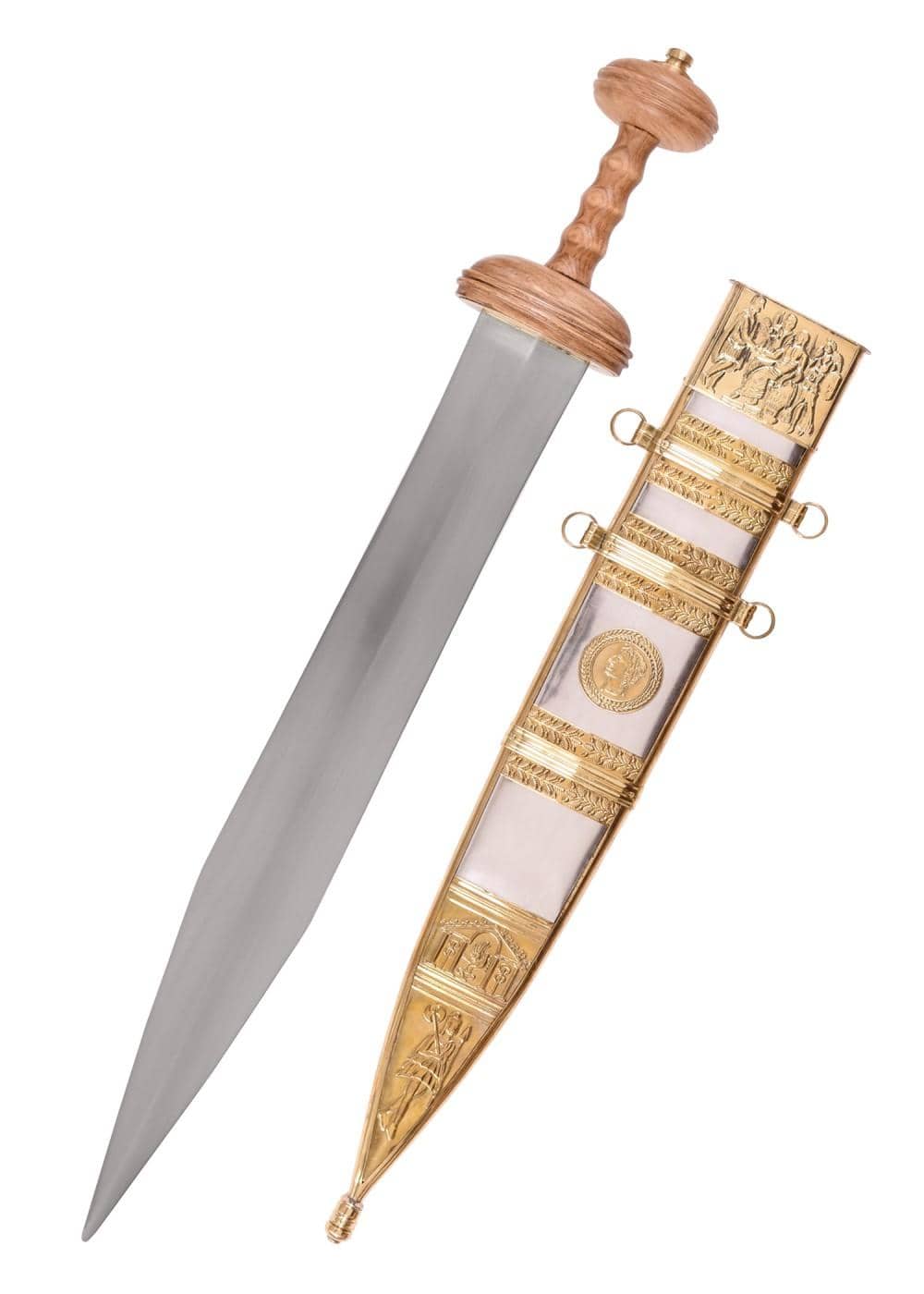 0180001800 Espada o Gladius de Tiberio, con funda - Espadas y Más