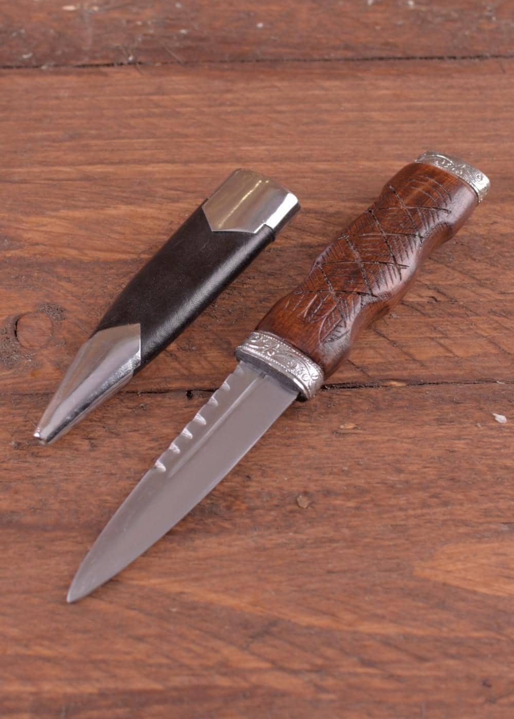 0216325500 Cuchillo Sgian Dubh con vaina - Espadas y Más